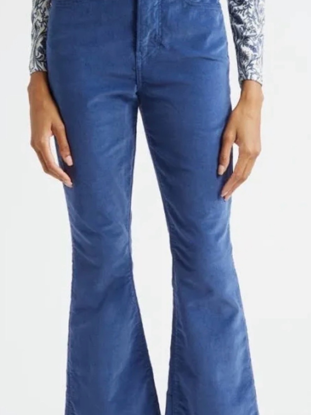 Veronica Beard Carson kick flare  Corduroy Pants - Picture 4 of 6